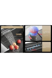 Akıllı Eviye Seti Ve Bataryası Antrasit Çelik 7 Fonksiyon Full 7 Yıl Garanti Ithal Fiskiyeden Arıtma thumbnail 4