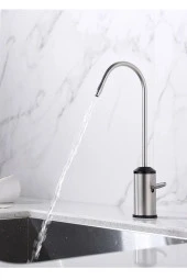 Su Arıtma Musluğu Mat Krom Nikel Özel Kollu Model Yeni Ankastre Model Ithal 7 Yıl Garantili thumbnail 2