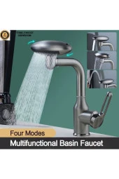 Bankyo Lavabo Mutfak Eviye Bataryası Duş Şelale 4 Antrasit Fonksiyonlu Ithal 7 Yıl Garantili - 1