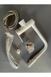 Mutfak Evye Bataryası Dual Flow Su Arıtma Çıkışlı Yeni Tasarım Mat Beyaz Katlanır 7 Yıl Garantili thumbnail 2