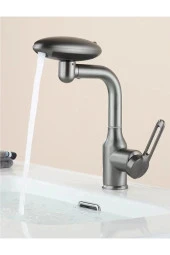 Bankyo Lavabo Mutfak Eviye Bataryası Duş Şelale 4 Antrasit Fonksiyonlu Ithal 7 Yıl Garantili - 3