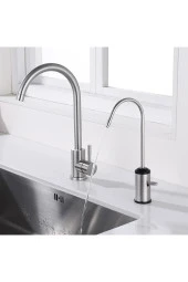 Su Arıtma Musluğu Mat Krom Nikel Özel Kollu Model Yeni Ankastre Model Ithal 7 Yıl Garantili thumbnail 6