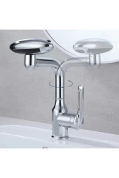 Bankyo Lavabo Mutfak Eviye Bataryası Duş Şelale Krom 4 Fonksiyonlu Ithal 7 Yıl Garantili thumbnail 5