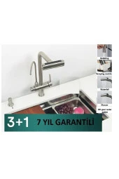 MUTFAK EVİYE BATARYASI ARITMA ÇIKIŞLI SIVI SABUNLUK DUŞ ŞELALE 4 FONKSİYON NİKEL İTHAL 7 YIL GARANTİ thumbnail 6