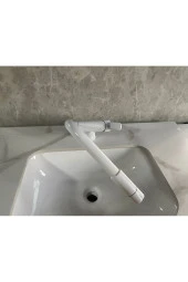 Mutfak Evye Bataryası Dual Flow Su Arıtma Çıkışlı Yeni Tasarım Mat Beyaz Katlanır 7 Yıl Garantili thumbnail 5