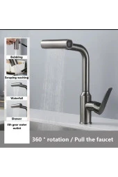 Mutfak Eviye Bataryası Duş Şelale 4 Fonksiyonlu Fiskiyeli Spiralli Fiskiyeli Thal 7 Yıl Garantili thumbnail 2