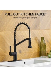 Mutfak Evye Bataryası Siyah Fiskiyeli Yeni Model 7 Yıl Garantili Ithal thumbnail 1