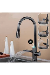 MUTFAK EVİYE BATARYASI DİJİTAL SICAKLIK SENSÖRLÜ DUŞ ŞELALE SPİRALLİ YENİ İTHAL 7 YIL GARANTİLİ thumbnail 2