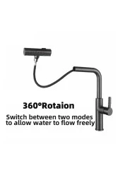 Mutfak Eviye Bataryası Duş Şelale 3 Fonksiyonlu Spiralli Ithal 7 Yıl Garantili Antrasit thumbnail 4