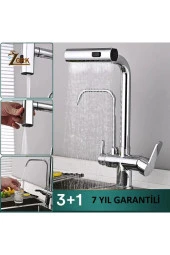 MUTFAK EVİYE BATARYASI DUAL FLOW ARITMA ÇIKIŞLI DUŞ ŞELALE 4 FONKSİYONLU SPİRALLİ İTHAL 7YIL GARANTİ thumbnail 1