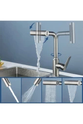 Mutfak Eviye Bataryası Duş Şelale 4 Fonksiyonlu Fiskiyeli Spiralli Fiskiyeli Thal 7 Yıl Garantili thumbnail 6