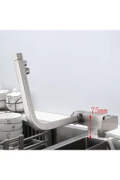 Mutfak Pencere Önü Katlanır Evye Bataryası Su Arıtma Çıkışlı Yeni Mat Krom Nikel 7 Yıl Garantili thumbnail 6