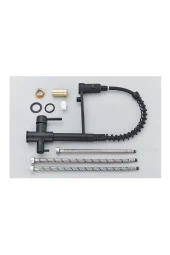 Mutfak Evye Bataryası Dual Flow Su Arıtma Çıkışlı Spiralli Fiskiyeli 7 Yıl Garantili Ithal Siyah thumbnail 2