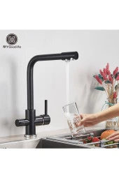 Mutfak Evye Bataryası Dual Flow Tasarım Granit Siyah Yeni 7 Yıl Garantili Ithal thumbnail 1