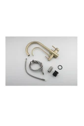 Mutfak Evye Bataryası Dual Flow Su Arıtma Çıkışlı 7 Yıl Garanti Ithal Mat Gold Yeni Ithal thumbnail 5