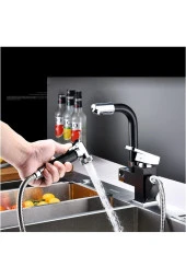 Mutfak Evye Bataryası Fiskiyeli Yeni Mat Siyah Tasarım 5 Yıl Garantili thumbnail 4