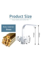 Mutfak Evye Bataryası Dual Flow Su Arıtma Çıkışlı Yeni Tasarım Nikel 7 Yıl Garantili Ithal thumbnail 2