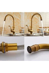 Mutfak Lavabo Evye Bataryası Antik Renk Yeni Tasarım Ithal 7 Yıl Garantili thumbnail 2