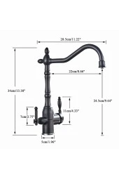 Mutfak Evye Bataryası Dual Flow Su Arıtma Çıkışlı Yeni Tasarım Alt Tabla 7 Yıl Garantili Ithal thumbnail 3