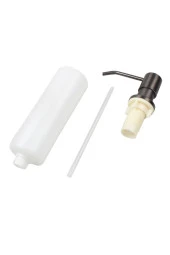 Ankastre Sıvı Sabunluk Antrasit Mutfak Eviye Ve Banyo Lavabo Uyumlu Ithal 7 Yıl Garantili 500ml - 3