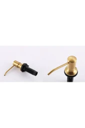ANKASTRE SIVI SABUNLUK MAT GOLD MUTFAK EVİYE VE BANYO LAVABO UYUMLU İTHAL 7 YIL GARANTİLİ 500ML - 3