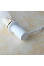 Ankastre Sıvı Sabunluk Beyaz Mutfak Eviye Ve Banyo Lavabo Uyumlu Ithal 7 Yıl Garantili 500ml - 5