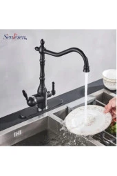 Mutfak Evye Bataryası Dual Flow Su Arıtma Çıkışlı Yeni Tasarım Alt Tabla 7 Yıl Garantili Ithal thumbnail 1