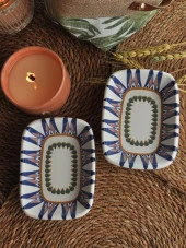 M art Home Sipahi 2 li Mini Sunum Tabağı 10x14 cm thumbnail 1