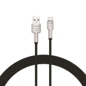 Syrox C133AT 3.0A Hasir Metal Başlikli Type-C Hızlı Şarj & Data Kablosu - 1