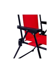 EXENT 2 Adet 2-6 yaş LÜX Çocuk Piknik Sandalyesi-Mini Kamp Sandalyesi-Kırmızı-Mavi - 5