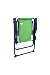 EXENT 2 Adet 2-6 Yaş LÜX Çocuk Piknik Sandalyesi-Mini Kamp Sandalyesi-Kırmızı-Yeşil - 4