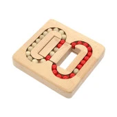 Ahşap Eğitici Rubik Küp Oyunu 12cm - 1
