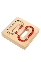 Ahşap Eğitici Rubik Küp Oyunu 12cm - 2