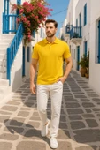 Erkek Polo Yaka %100 Pamuk Tişört - 7