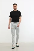 Erkek Yırtık Detaylı Slim Fit Jean Pantolon thumbnail 3