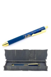 Fenerbahçe Orijinal Hybrit Tükenmez Kalem Hediyelik Ahşap Kutulu - 7