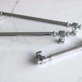 Talas Krom Düz Metal Kulp Kulpu 224 mm Mobilya Çekmece Mutfak Dolabı Dolap Kulpları Kulbu - 4