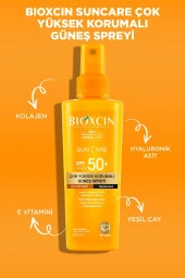 Sun Care Spf 50 Çok Yüksek Korumalı Vücut Güneş Spreyi 200 ml - Kolajen Çok Yüksek Koruma - 5