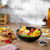 Schafer Black Stone Wok Tava 28 Cm-Siyah - 1