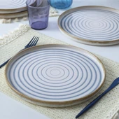 Keramika Keraart Ocean Breeze Stackable Servis Tabağı 27 Cm 6 Adet 21733 - 5