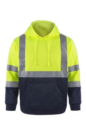 OLYMPUS CONTRAST SAFETY HOODED SWEATSHIRT thumbnail 2
