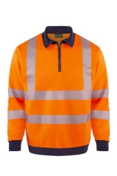 OLYMPUS CONTRAST SAFETY FULL ZIP HOODED SWEATSHIRT thumbnail 1