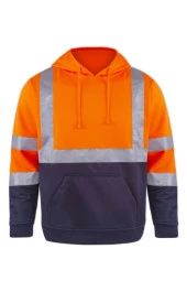 OLYMPUS CONTRAST SAFETY HOODED SWEATSHIRT thumbnail 1