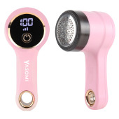 Yasomi DN-31 QuilMate Usb Şarj Edilebilir LED Ekran Tiftik-Tüy Toplama Makinesi (pembe) - 1