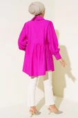 Bebe Yaka Dantelli Tunik Menekşe - 3