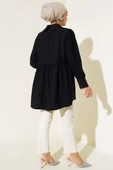 Bebe Yaka Dantelli Tunik Siyah thumbnail 3