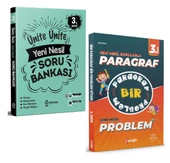 ARTIBİR YAYINLARI 3.Sınıf Ünite Ünite Yeni Nesil Soru Bankası + Bir Paragraf Bir Problem - 1