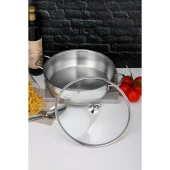 Cooker 18/10 Çelik Lara 26CM Basık Tencere (4litre) - 1