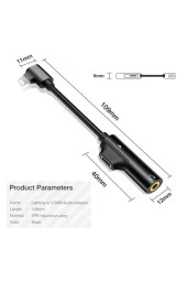 iPhone 7 8 X XR XS 11 için 2 in 1 AUX Şarj Çift Adaptör Splitter - 6