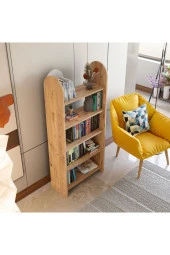 Limnizza Dekoratif 5 Raflı Kitaplık Modern Kitaplık Kütüphane Organizer - 4